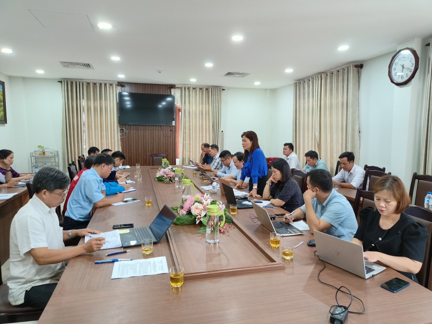 Kiểm tra hoạt động thông tin truyền thông và chuyển đổi số tại huyện Tiên Phước